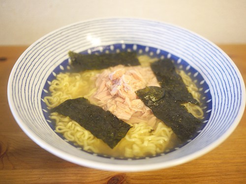 シーチキンおにぎり風ラーメン