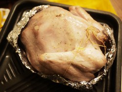 七面鳥が焼けた