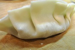 黒砂糖の水餃子