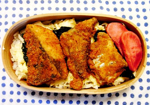 クッキングパパ 鰆の桜揚げ弁当