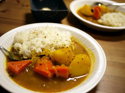 「大東京ビンボー生活マニュアル」のカレー