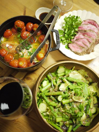 「きのう何食べた?」ローストビーフもどき、アクアパッツァ ほか