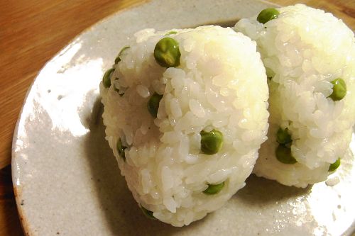 グリーンピースごはん
