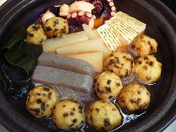 鯛の揚げ団子のかんと煮