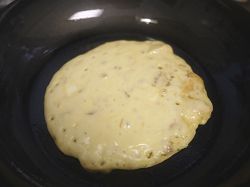 ホットケーキを焼く