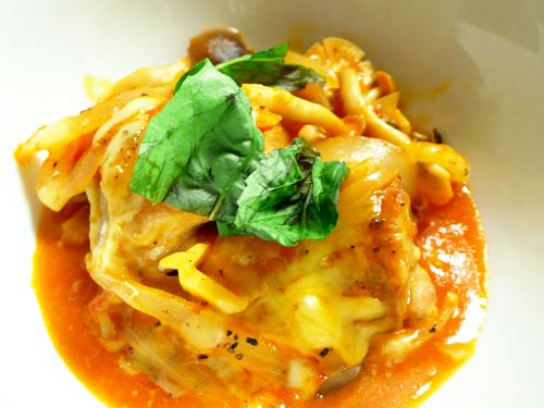 鶏肉のトマト煮込み
