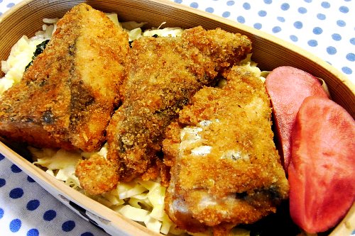 クッキングパパ 鰆の桜揚げ弁当