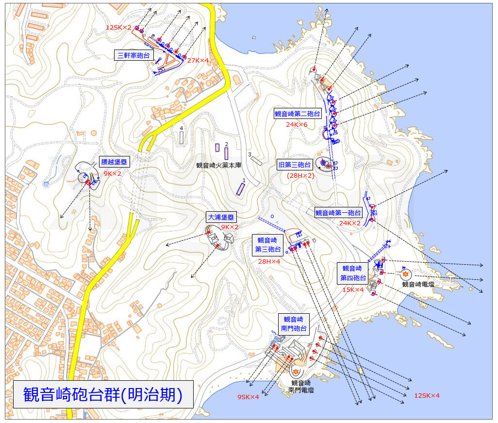 明治期の東京湾要塞 ~概略 | 戦争遺跡に行ってみた。~砲台探訪 明治期の東京湾要塞 ~概略 | 戦争遺跡に行ってみた。~砲台探訪