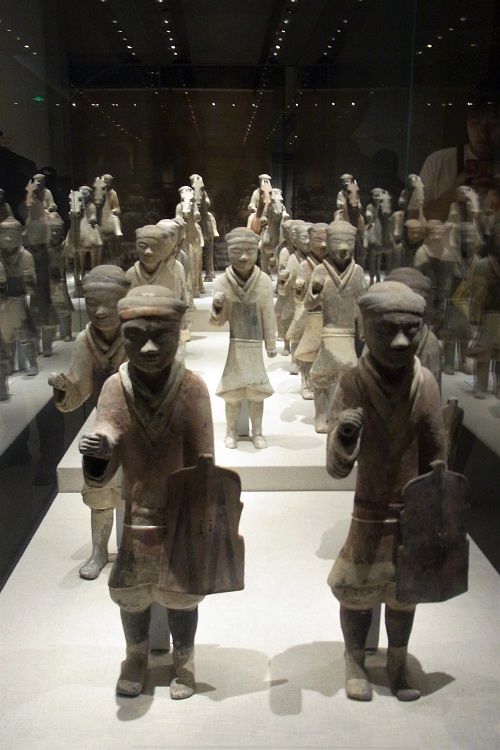 青銅兵俑 魏晋南北朝時代 】 陝西省西安出土 コレクター放出品