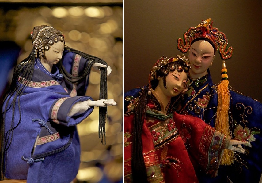 布袋劇 西遊記 伝統人形と面のセット 映画『台湾、街かどの人形劇』 :