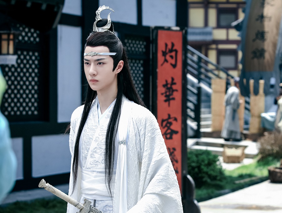 陳情令 公式グッズ】紙人ストラップ 共情霊符（黄）