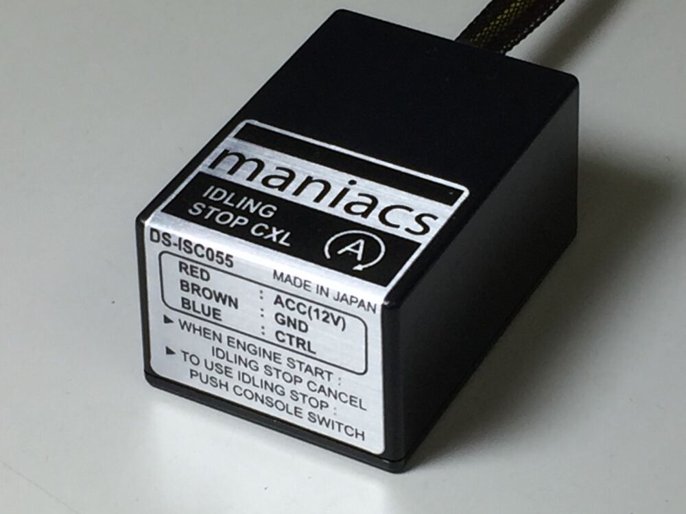 適合確認完了) maniacs アイドリングストップキャンセラーモジュール