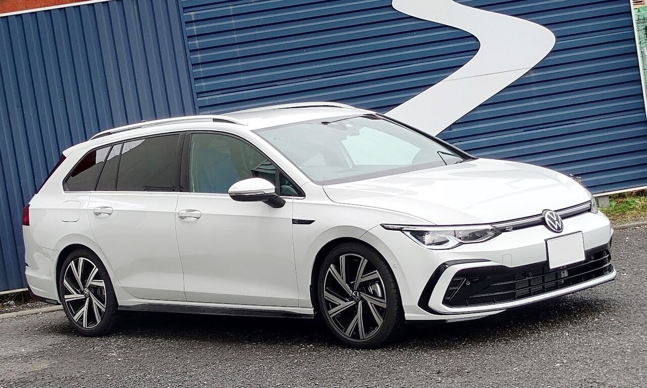 Golf8Variant R-lienにEibach Pro-kitをお取り付けさせて頂き
