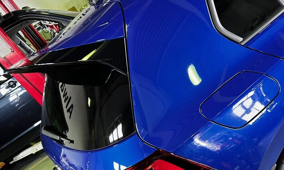 Golf8 R Performance 純正ルーフスポイラーピュアホワイト