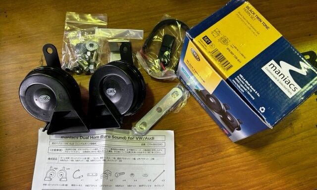 ID.4にmaniacs デュアルホーンキット(ユーロサウンド) for VW/Audi : maniacs Blog
