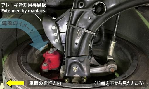 ブレーキ冷却用導風板 Extended By Maniacs 新発売 Maniacs Blog ブレーキ冷却用導風板 Extended By Maniacs 新発売 Maniacs Blog