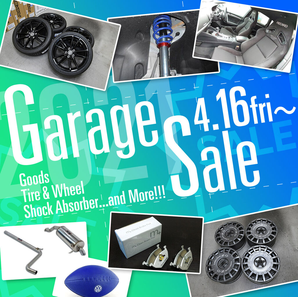 ガレージセール2021年4月16日（金）17時スタートします！ maniacs Blog