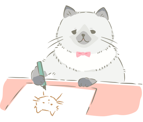 当サイトイメージキャラクターのねこさん