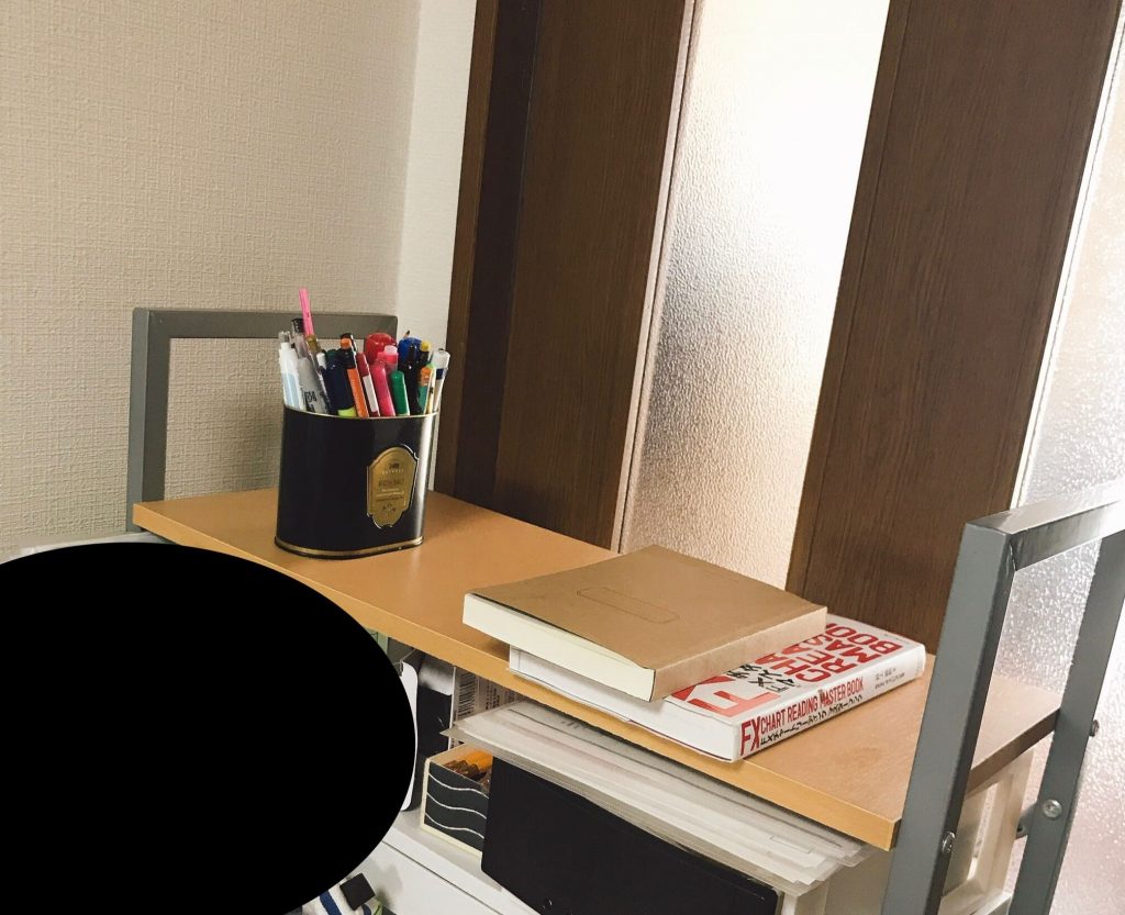立って仕事する時用の机