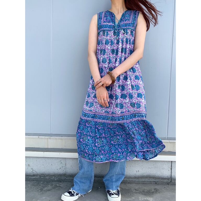 【期間限定】ワンピースヴィンテージ インド綿ワンピース - www.onkajans.com