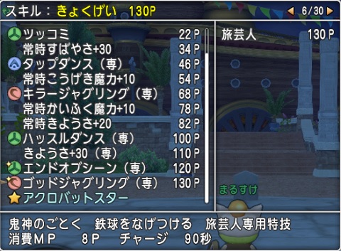 きょくげい１３０スキルのゴッドジャグリングは キラジャグの８回版 たまにヘナトス 昔のまんまる堂 移転しました