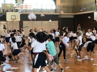 緑園東小学校マナーキッズ体幹遊び教室