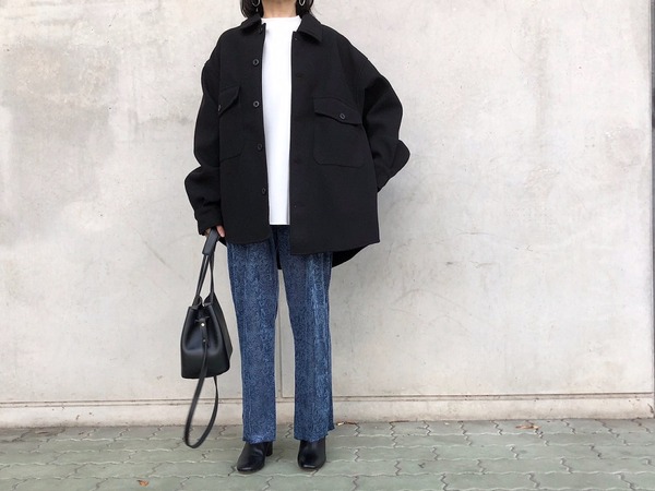 GUの「ニットメルトンCPOシャツ」の使用感レビュー！流行りのCPOシャツ