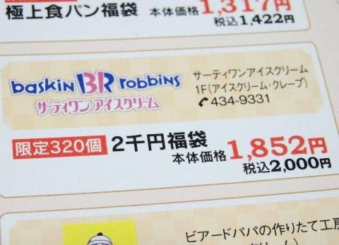 サーティワンの2015福袋
