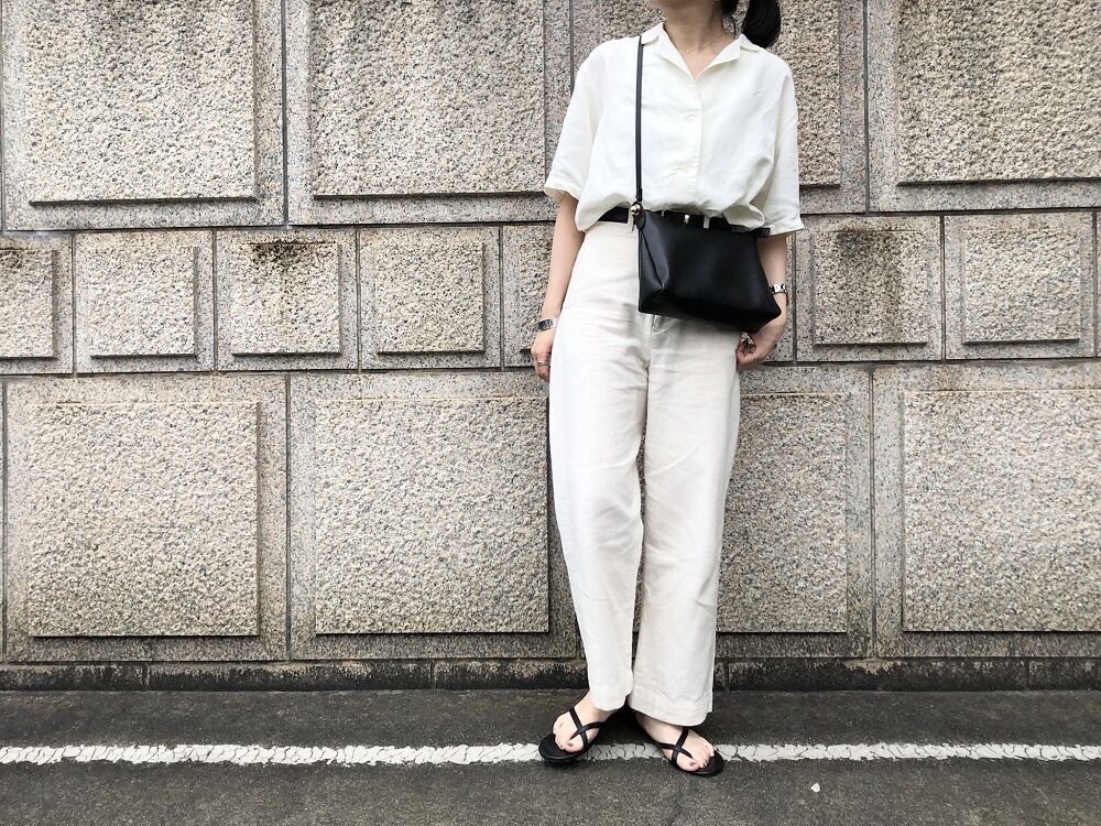 ユニクロの リネンブレンドオープンカラーシャツ の着回し 夏にぴったりのホワイト系ワントーンコーデにチャンレンジ １９８６０７０７ Powered By ライブドアブログ