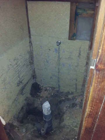 西湊井上邸トイレ解体後