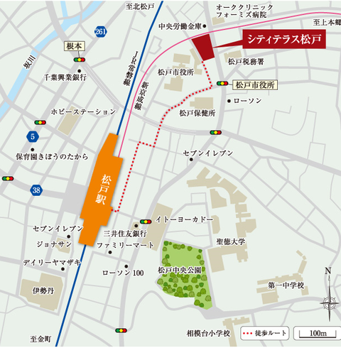 松戸 地図