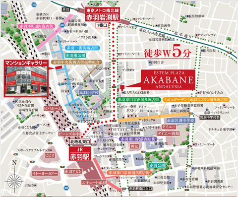 赤羽　地図