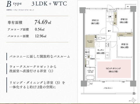 ライオンズ　間取り