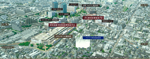 津田沼 空撮
