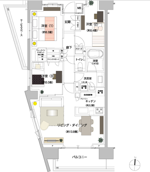 亀有 間取り