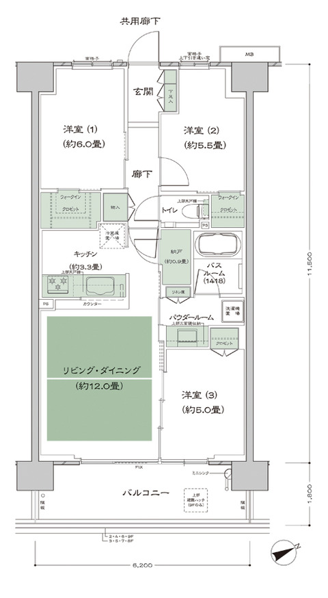 長津田　間取り