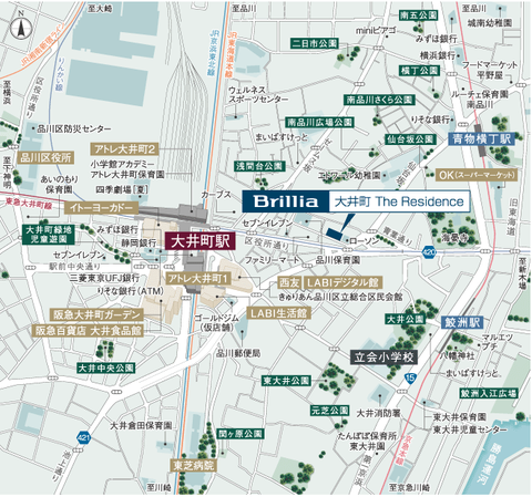 大井町　地図
