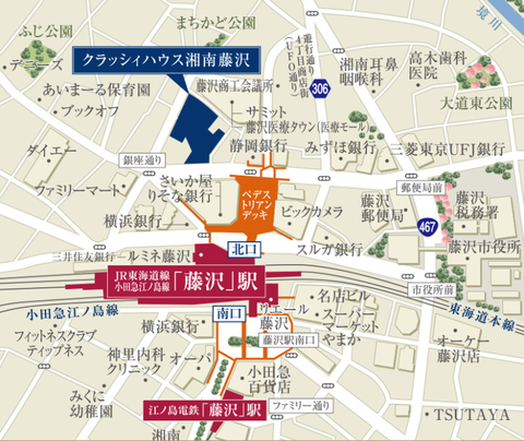 藤沢　地図