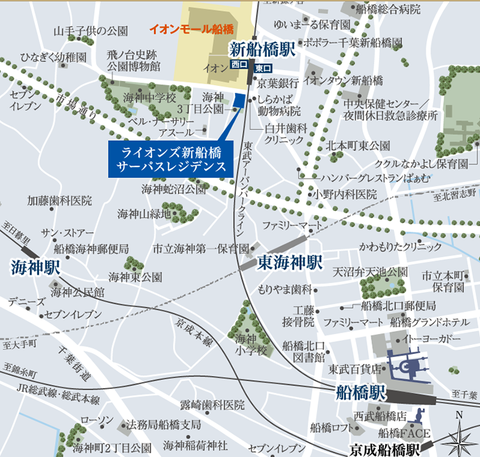 ライオンズ　地図