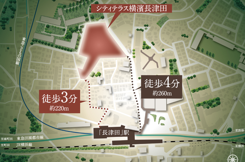 長津田　地図