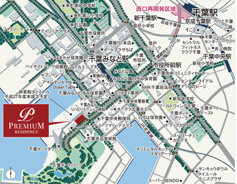 千葉みなと 地図