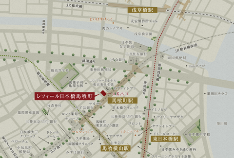 レフィール　地図