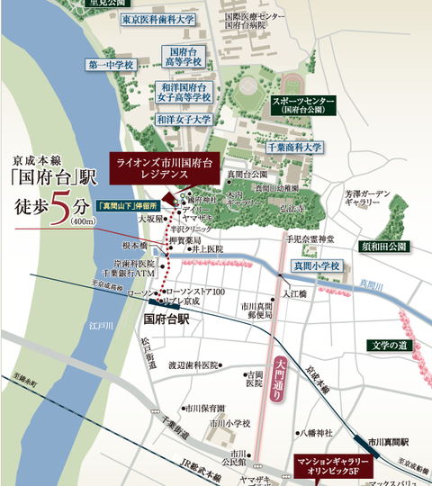 市川　地図