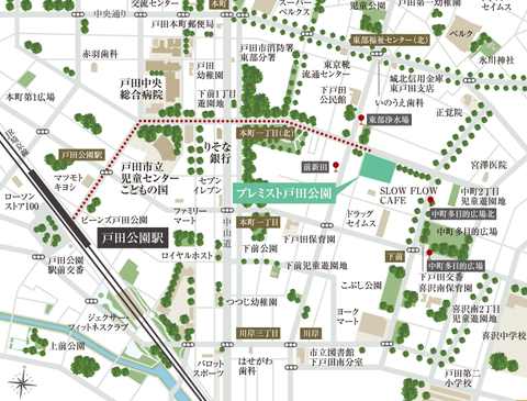 戸田公園　地図