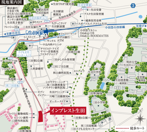 生田　地図