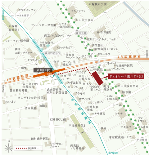 東川口　地図２