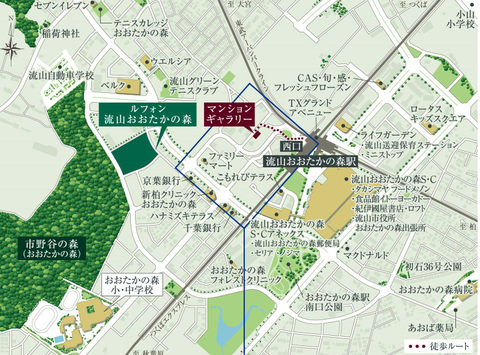 おおたか 地図