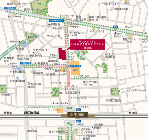 小手指　地図