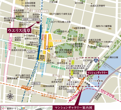 浅草　地図
