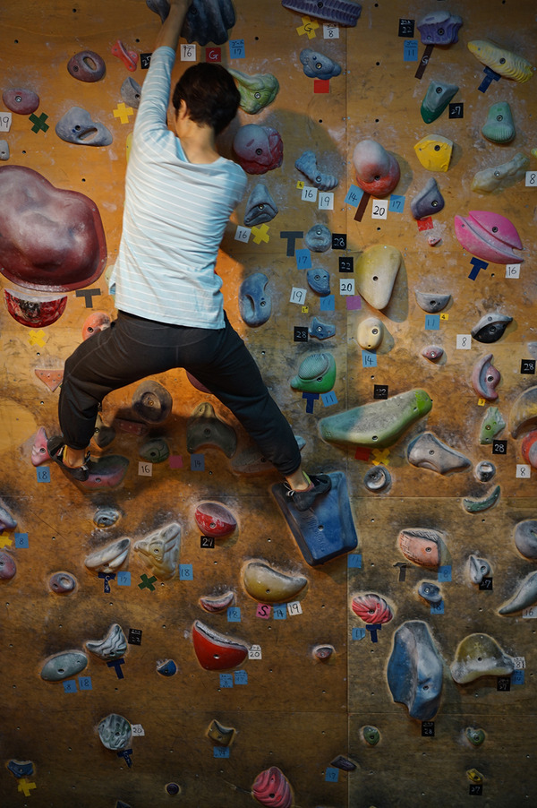 Climbing At Wall